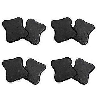 4 paar gewichthefhandschoenen met gripvervangende eigenschappen, lichtgewicht gripkussens geschikt om zweet handen te voorkomen.