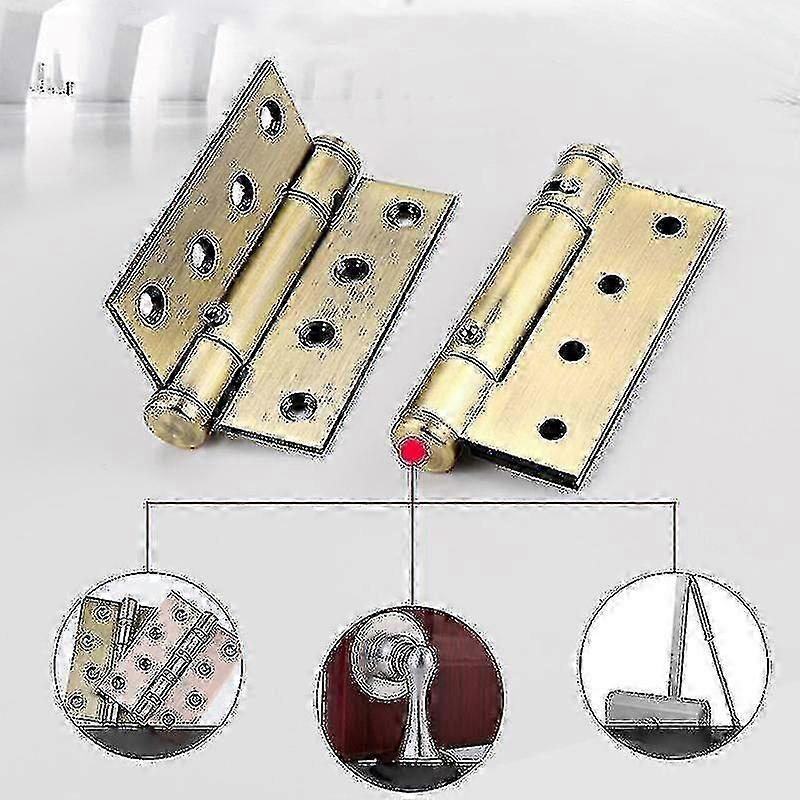 Spring Hinge Invisible Door Self-closing Buffer Damping Hinge Automatic Door Closer Hidden Door