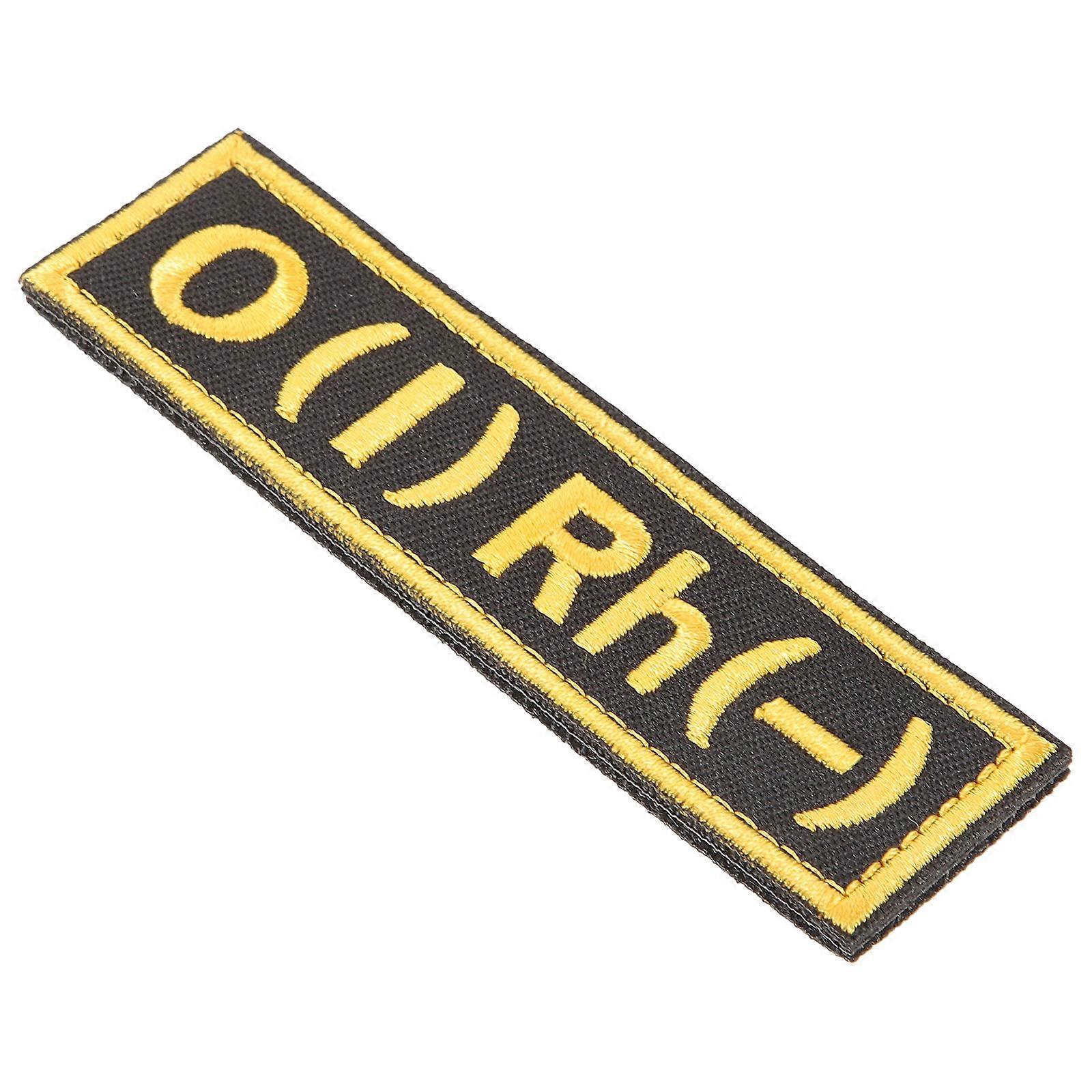O Blood Type Arm Patch Decorative Backpack Patch Clothing Replacement Patch Decor