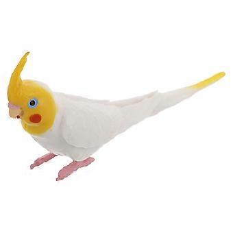 Realistisch valkparkiet papegaai model voor huisdecoratie Kunstmatige vogel beeldje papegaai sculptuur ornament voor buitendecoratie simulatie vogel papegaai speelgoed