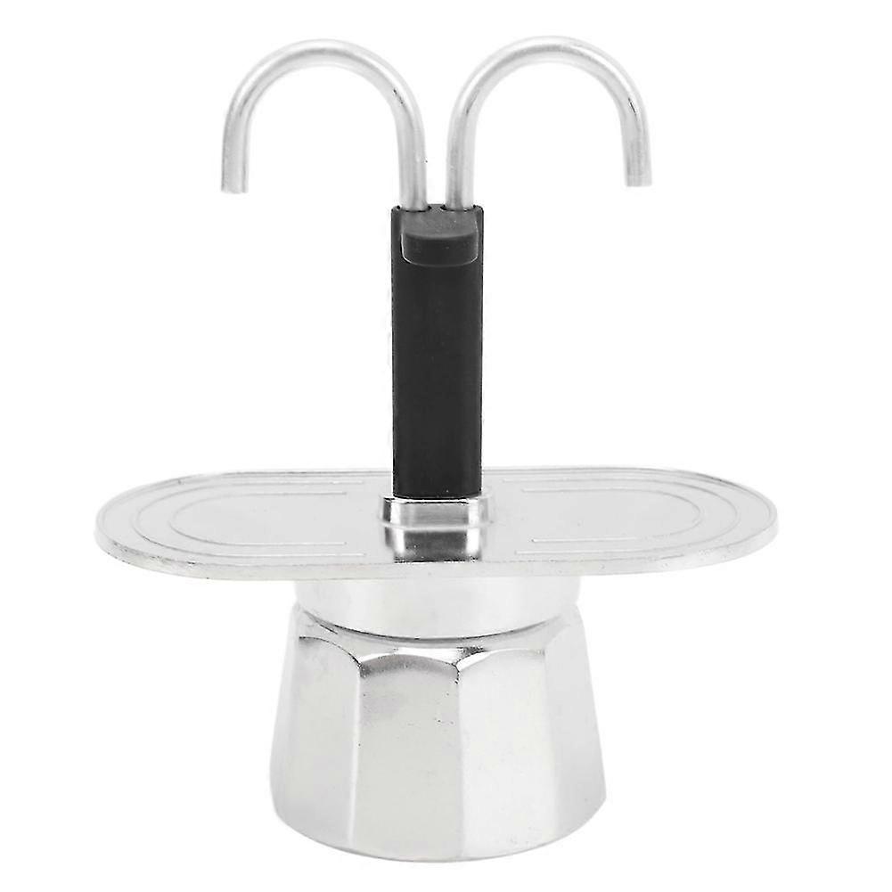 2 Cup Coffee Maker, 100ml Mini Coffee Pot Double-Head