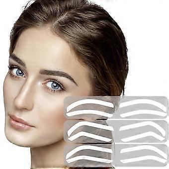 36 Pairs Disposable Eyebrow Stencil Stickers for Precise Brow Shaping, Beginners