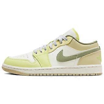 Jordan 1 Low Sail Hvit Oljegrønn Dame FD9906-131