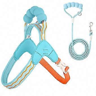 Reflective No-Pull Step-In Dog Harness Set Vest for Small Dogs A