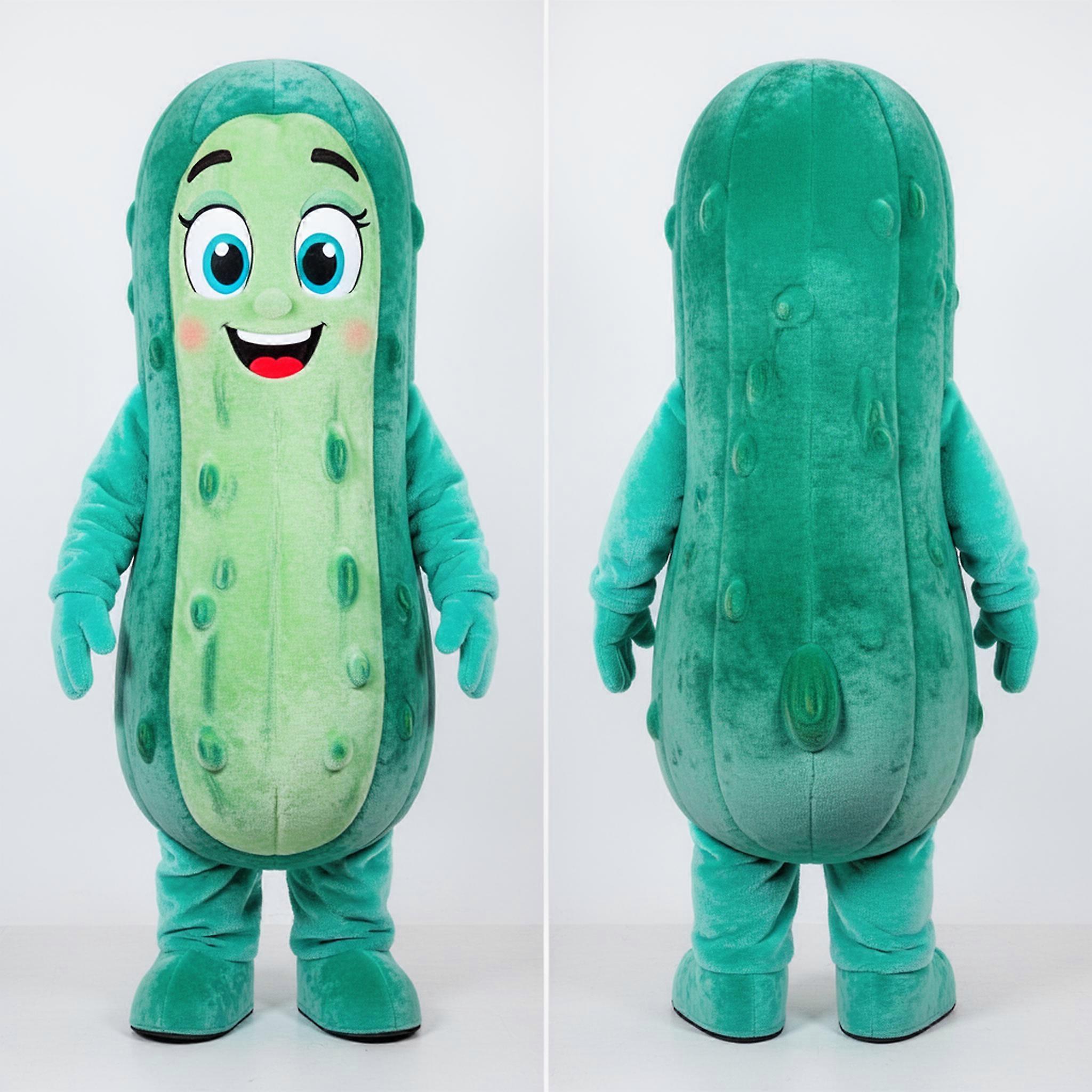 MASTICOT Turquoise Padded Cucumber Mascot