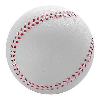 2026 Standard Unmarked Elastic Solid Baseball PU Leather Baseball for Sports Training Competition Durable Sports Game Balls White 6.3cm
