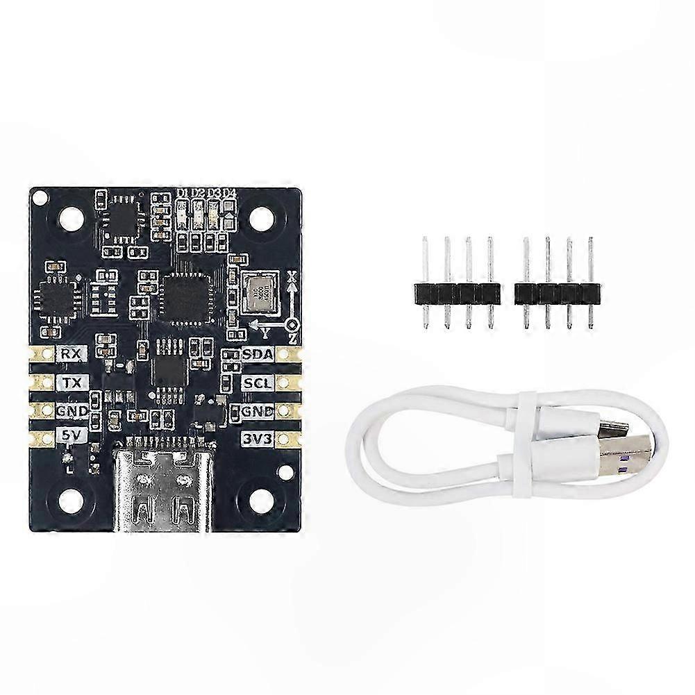 9-Axis IMU Module, High-Precision Attitude Sensor, AHRS Attitude Calculation Support, Compatible with ROS Robot