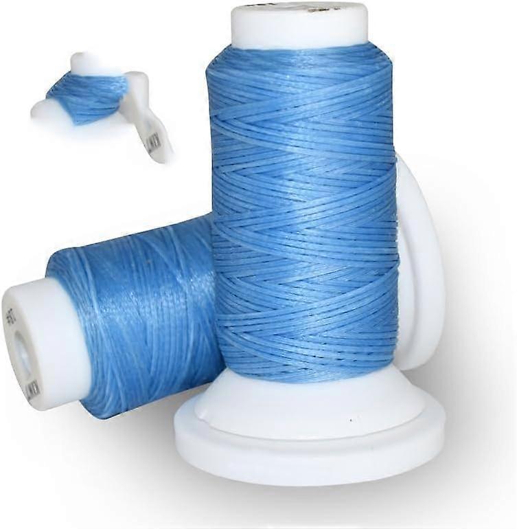 1 Roll 54.68 Yards(50m) 0.8mm Flat Waxed Polyester Cord Bead Thread Flat Waxed Polyester Cord Stringing Materials