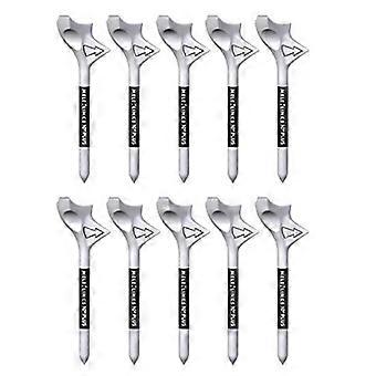 10pcs Golf Tees 10 Degrees Insertion oblique portable pour améliorer la distance et réduire la friction