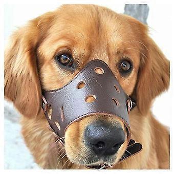 Leder-Napf für Hunde, der die Bildung von Bakterien reduziert, geeignet für große, kleine und mittelgroße Hunde, Größe L.