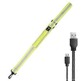 LED Reflective Belt Walking Gear,Safety Light for Walkers At Night,Safety Rechargeable Reflective R js