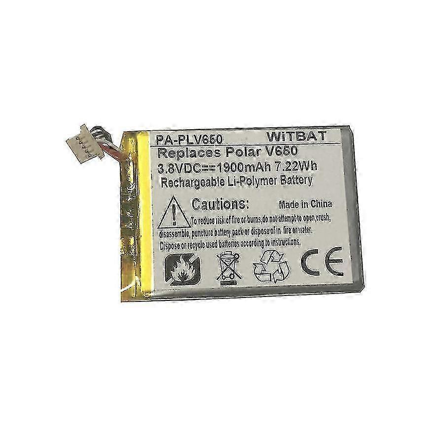 Batterij voor Polar V650 GPS-fietscomputer
