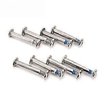 8Pcs Roller Skates Parts Axle Male And Female Screws For Child Kids Or Adult Inline Skates