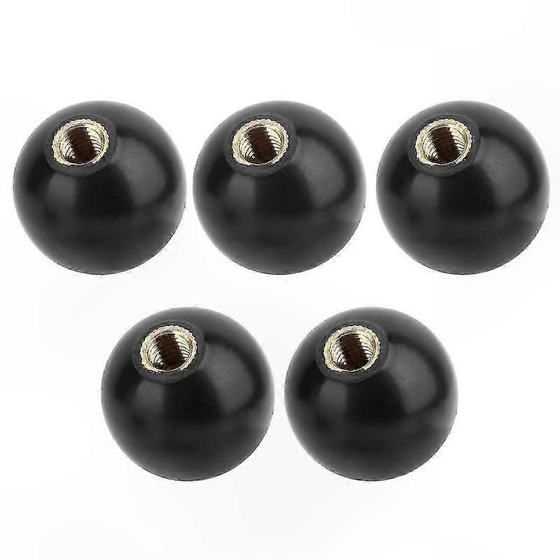 Thermoset ball knobs 5-pack with M10 female threaded handles