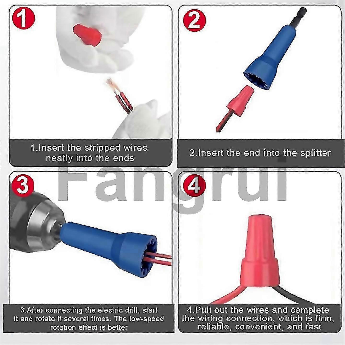 4-Tool Electrician Wire Twister Kit