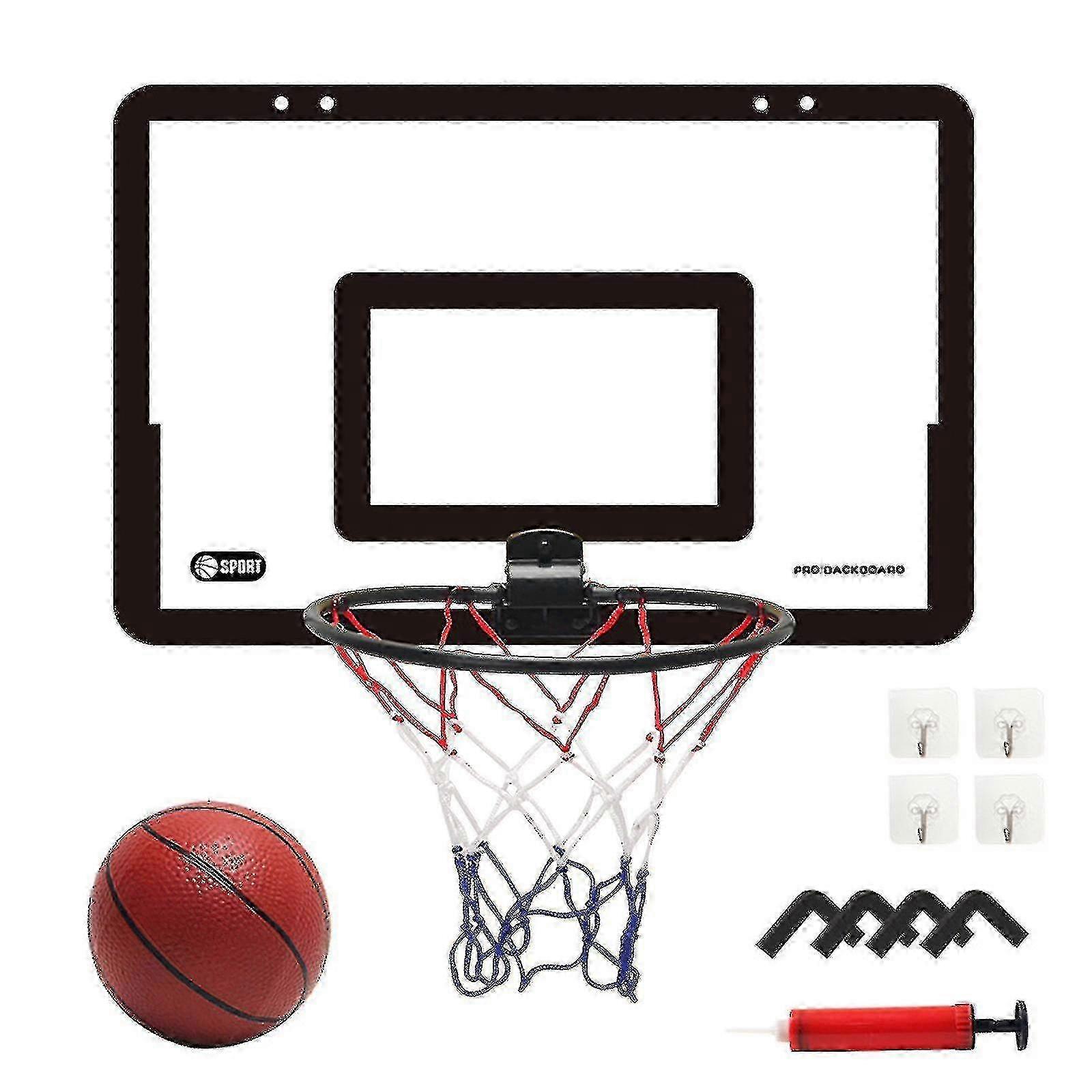 Acrylic Door-Mount Mini Basketball Backboard