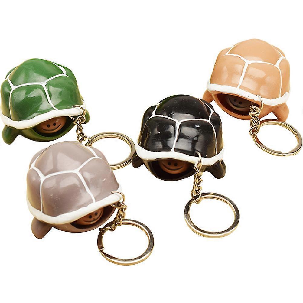Animal Keychains Turtle Fidget Stress Relief 4Pcs Set