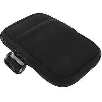 Black Neoprene Tumbler Bag for Water Bottle Pouch Portable