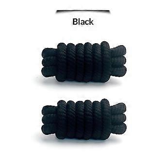 Round Linen Cotton Shoelaces for Sneakers Sport Boot Shoe Laces Suitable Board Shoes Canvas AF1/AJ Shoe Rope 100/120/140/160CM