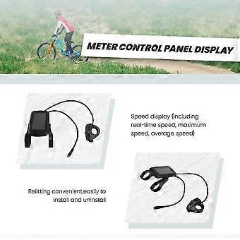 E-Bike 80C LCD-Display, intelligentes Bedienfeld, Geschwindigkeitsregler, E-Bike-Instrument, Elektrofahrrad-Controller