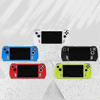 Voor Ally Handheld Full Cover Beschermhoes Ally Gaming Console Anti-Anti-val Siliconen Case, zwart