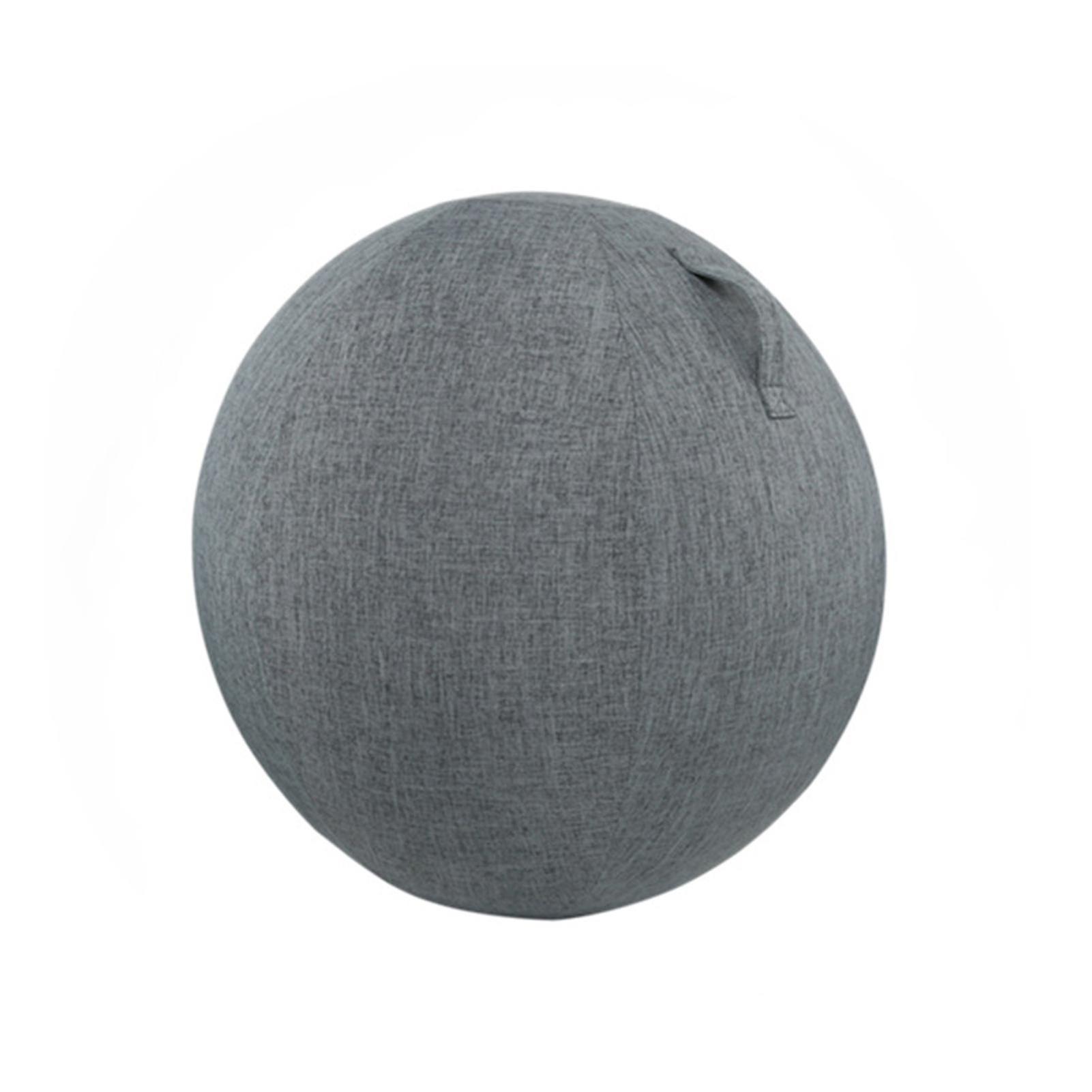 כדור תרגיל נגד החלקה עמיד בפני אבק מכסה פשתן כותנה כיסוי כדור יוגה סרוגים עדינים לבית