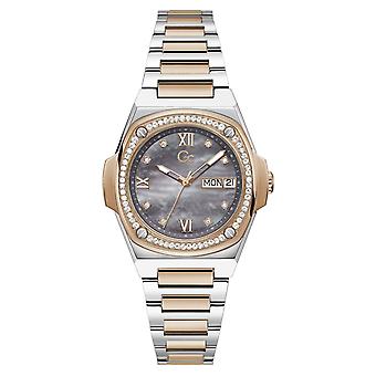 Gc watches coussin shape lady women's watch Analog Quartz with stainless steel bracelet Y98001L5MF