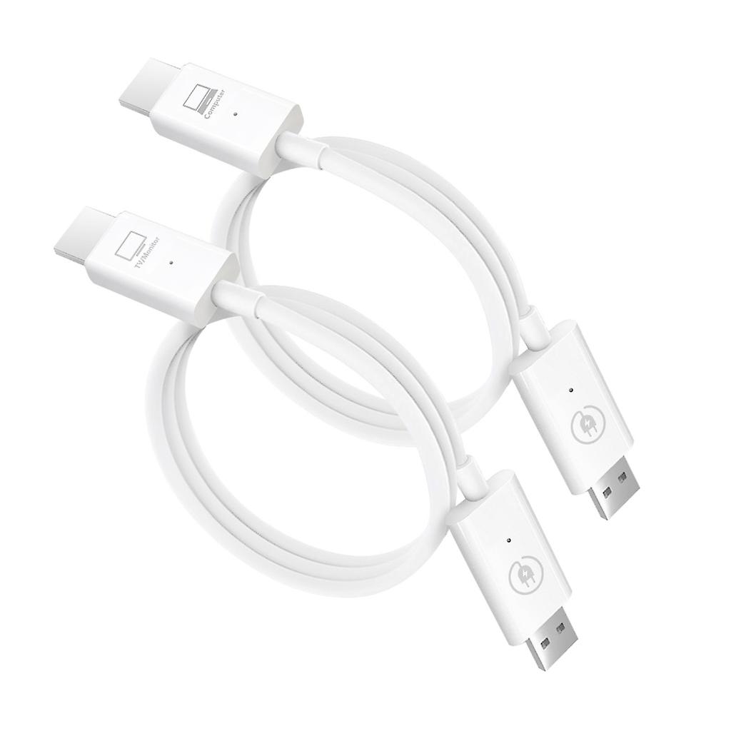 Portable Wireless HDMI-compatible Transmitter & Receiver Mirroring Screen