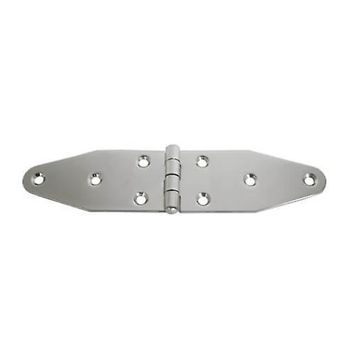 304 Grade Stainless Steel Strap Hinge Heavy Flat Pressed Durable Pack of 2