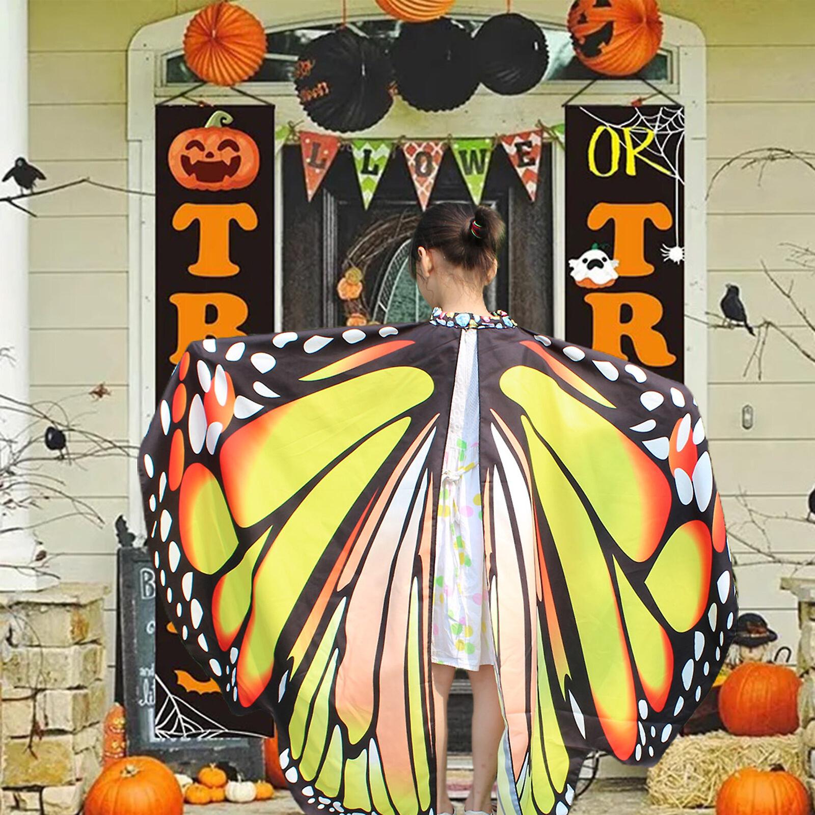 Schmetterlingsflügel-Kostüm Für Kinder – Mit Rock, Maske & Tentakeln Für Halloween & Partys