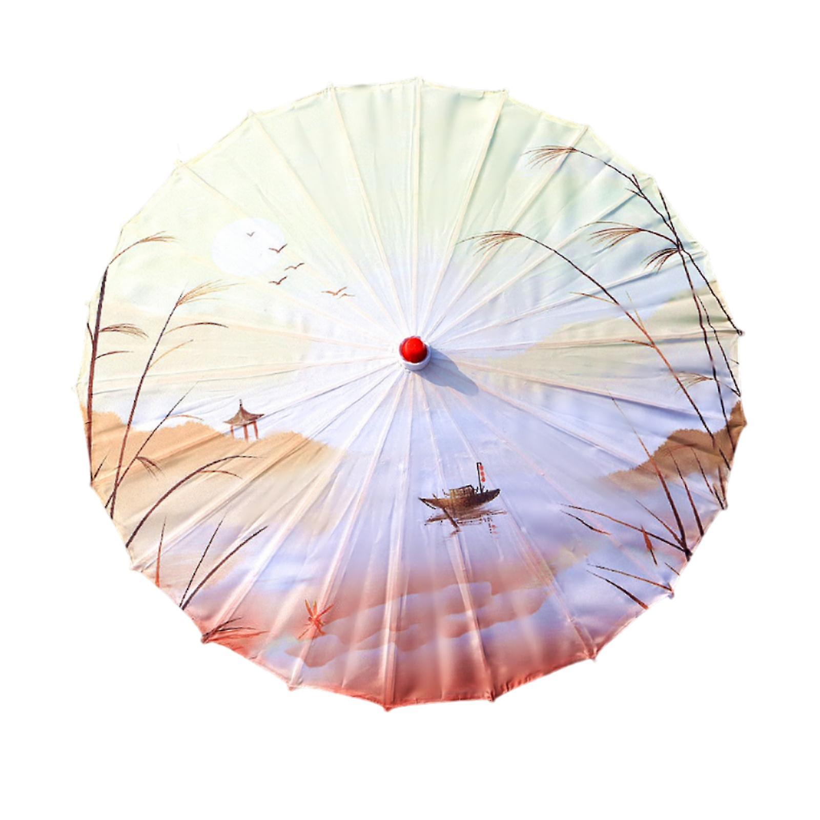 Parapluie de danse ancienne tissu de soie femmes parapluie pour costumes événements style de mariage A