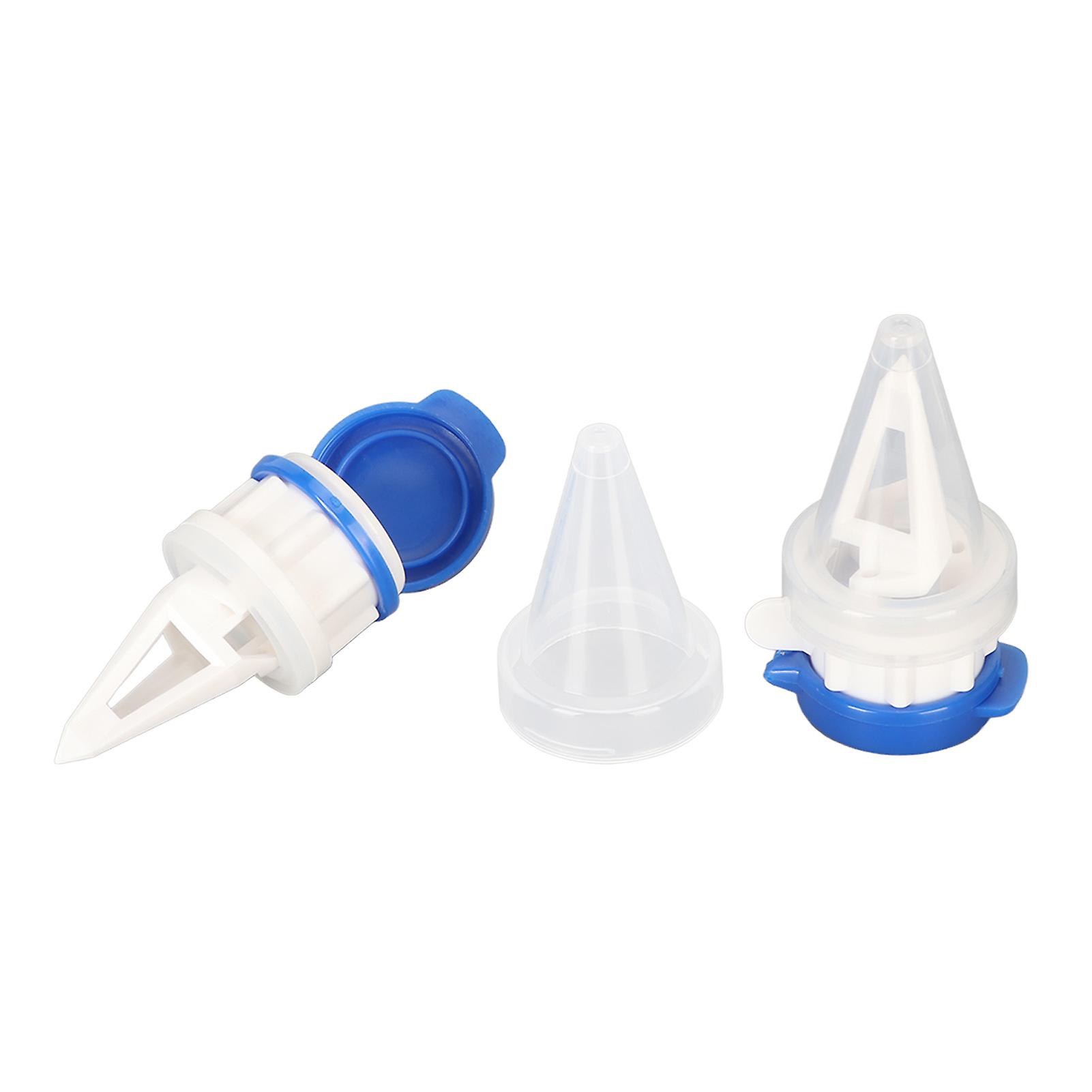 2pcs Bottle Pourer Milk Drinks Diverter with Lid Ergonomic Easy to Install Box Drink Splitter for Home Kitchen 