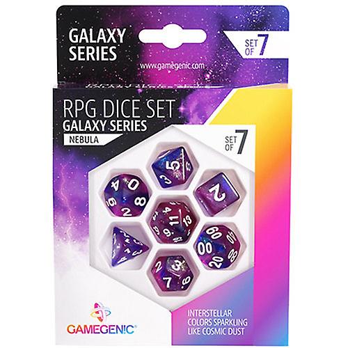 NEBULA Gamegenic Galaxy Series Premium Quality Roleplaying Game Dice Set 7pcs