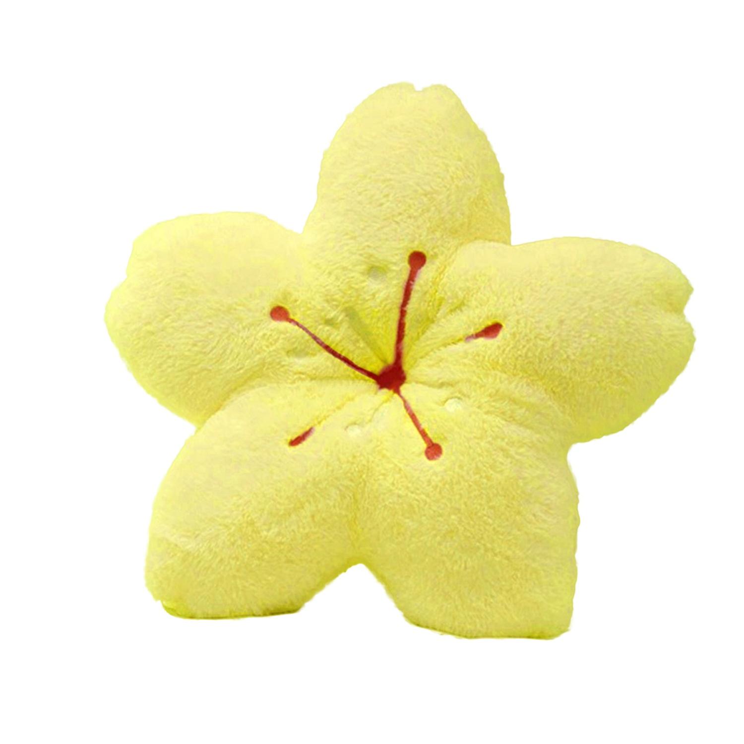 Floor Mat Pillow Soft Texture Wide Application PP Cotton Cherry Petal Shaped Chair Pad Cushion House