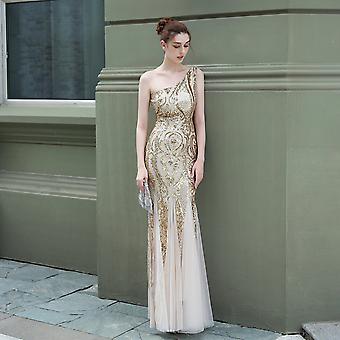 Dress Female Fairy Fantasy Ladies Party Party Party Evening Dress Sexy Long  Section Was Thin Toast Bride | Fruugo UK