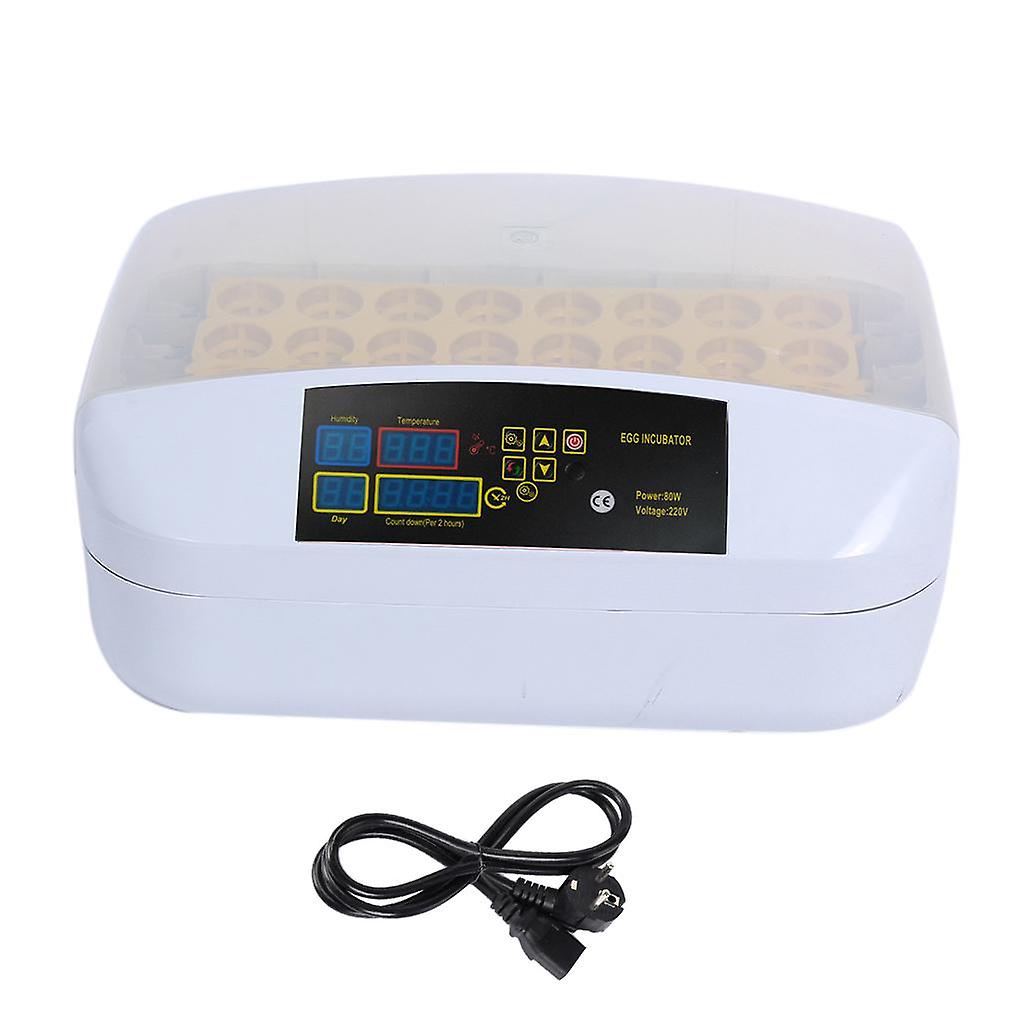EU Plug 32 Digital Egg Incubator Automatic Egg Hatcher for Poultry and Birds