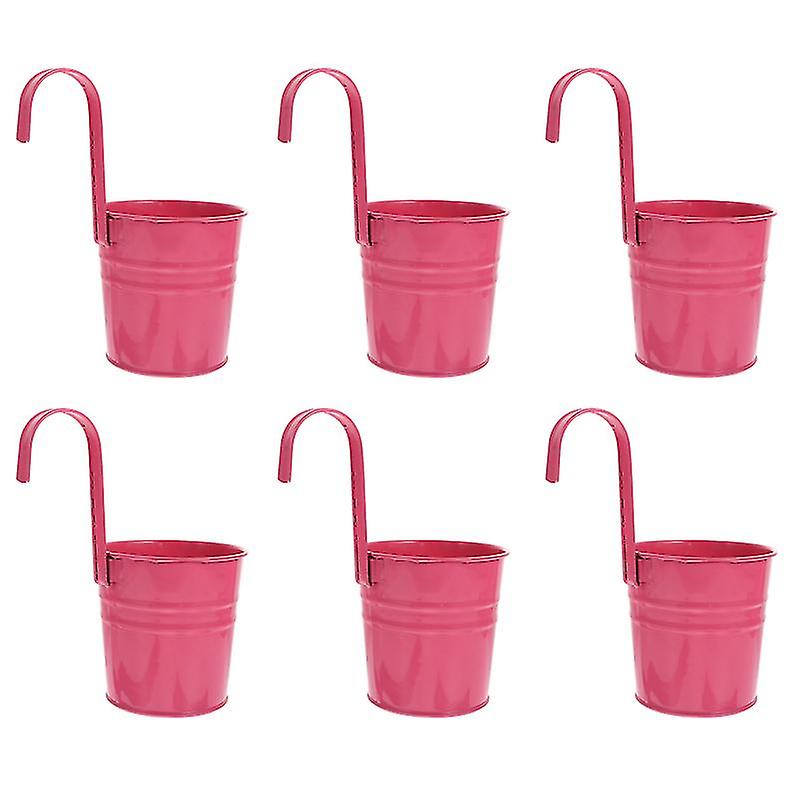 6pcs Iron Hanging Flower Pot