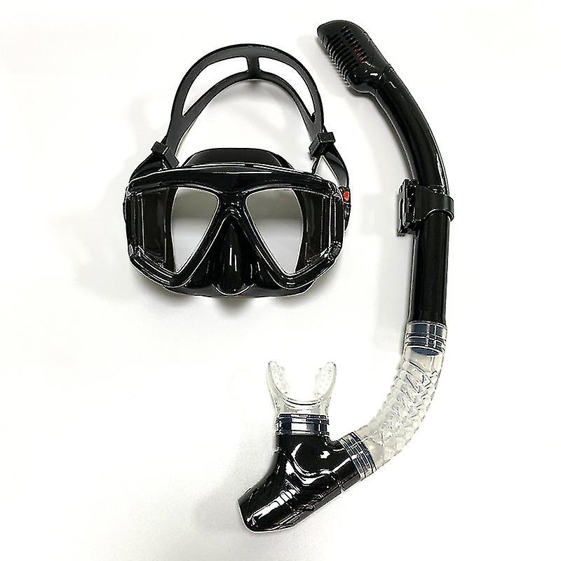 مجموعة الغطس للبالغين والشباب مع Go Pro Mount ، قناع زجاجي مضاد للضباب مضاد للتسرب طقم غوص لسان حال سكوب