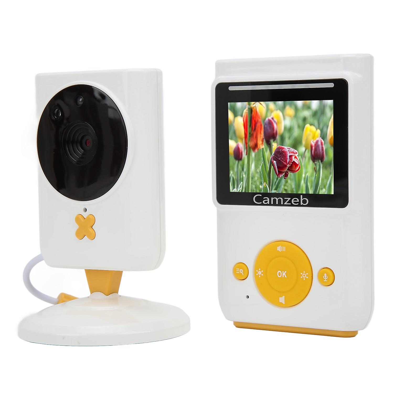 2.4in Baby Monitor with Camera LCD Screen 2-Way Audio US Plug
