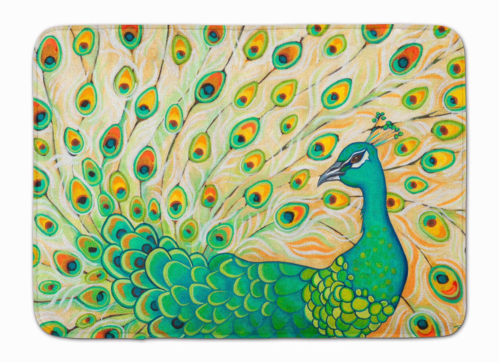 Caroline`s treasures carolines comori ppd3021rug destul de destul de păun machine lavabil de memorie fo multicolore 19 x 27