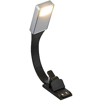 Luce per Lettura Libri a Letto, Lampada Da Lettura a LED Portatile Con Clip, Ric 7445042461489