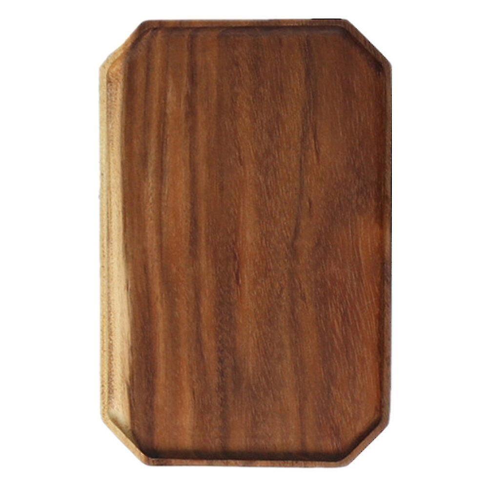 食器セット八角形の木製パンプレートフルーツ皿ソーサーティートレイデザートディナーパンウッドプレート