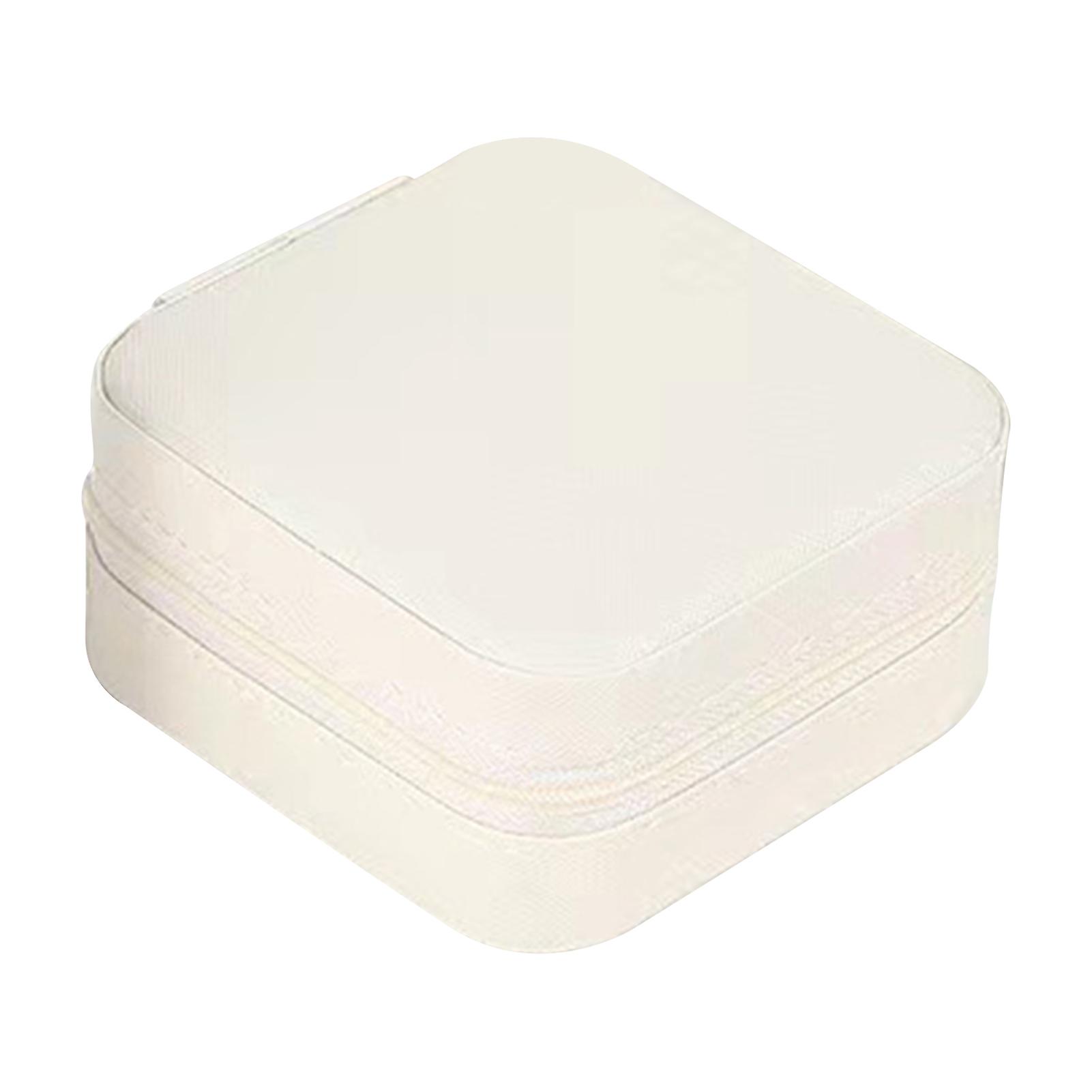 Zipper Flip Lid Jewellery Box Large Capacity Waist Chain Container for Home/Travelling