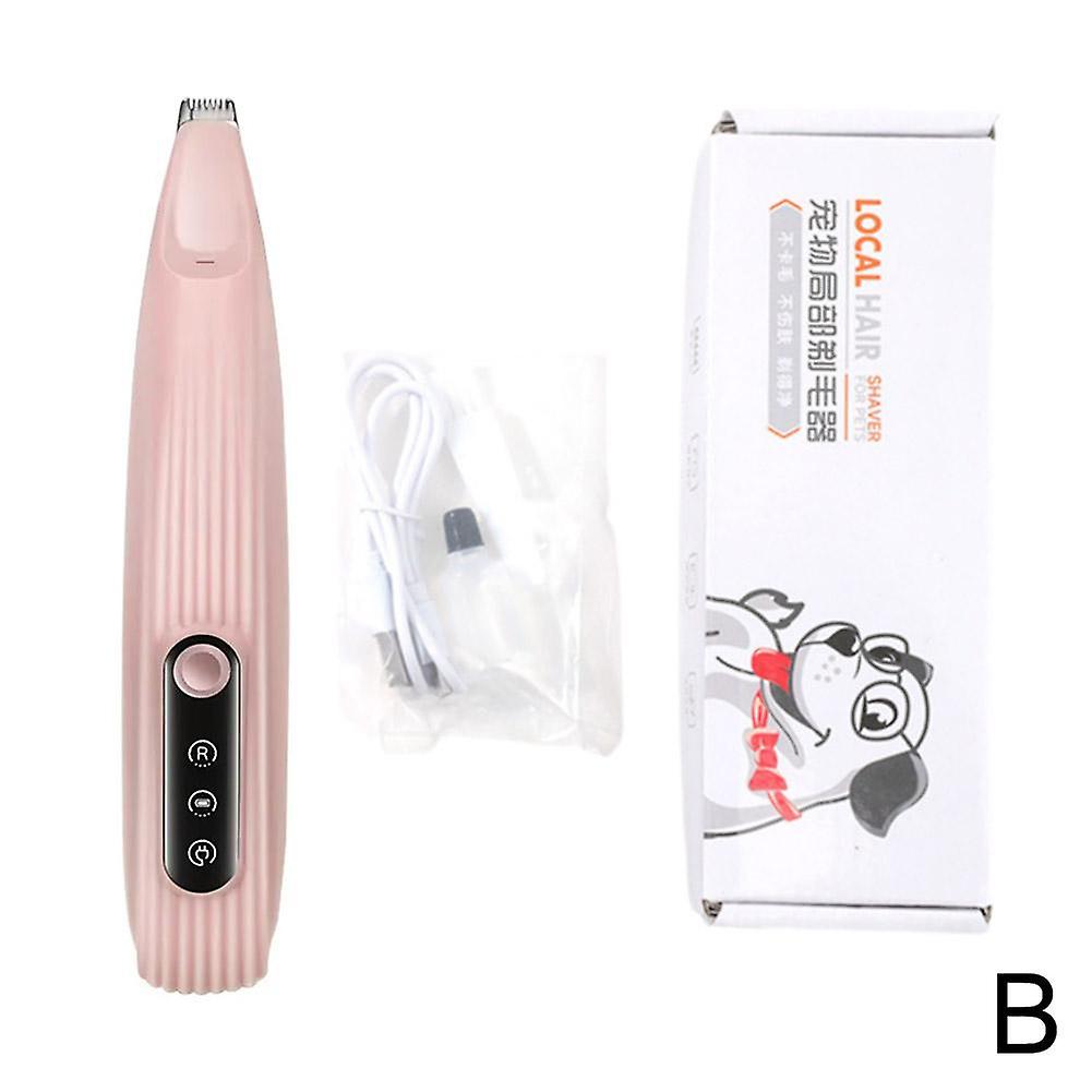 Tondeuse électrique pour animaux de compagnie pour couper les poils des pattes, des fesses et des poils d'animaux