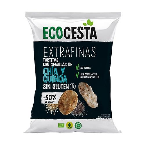 Extra-thin chia and organic quinoa brown rice pancakes 60 g