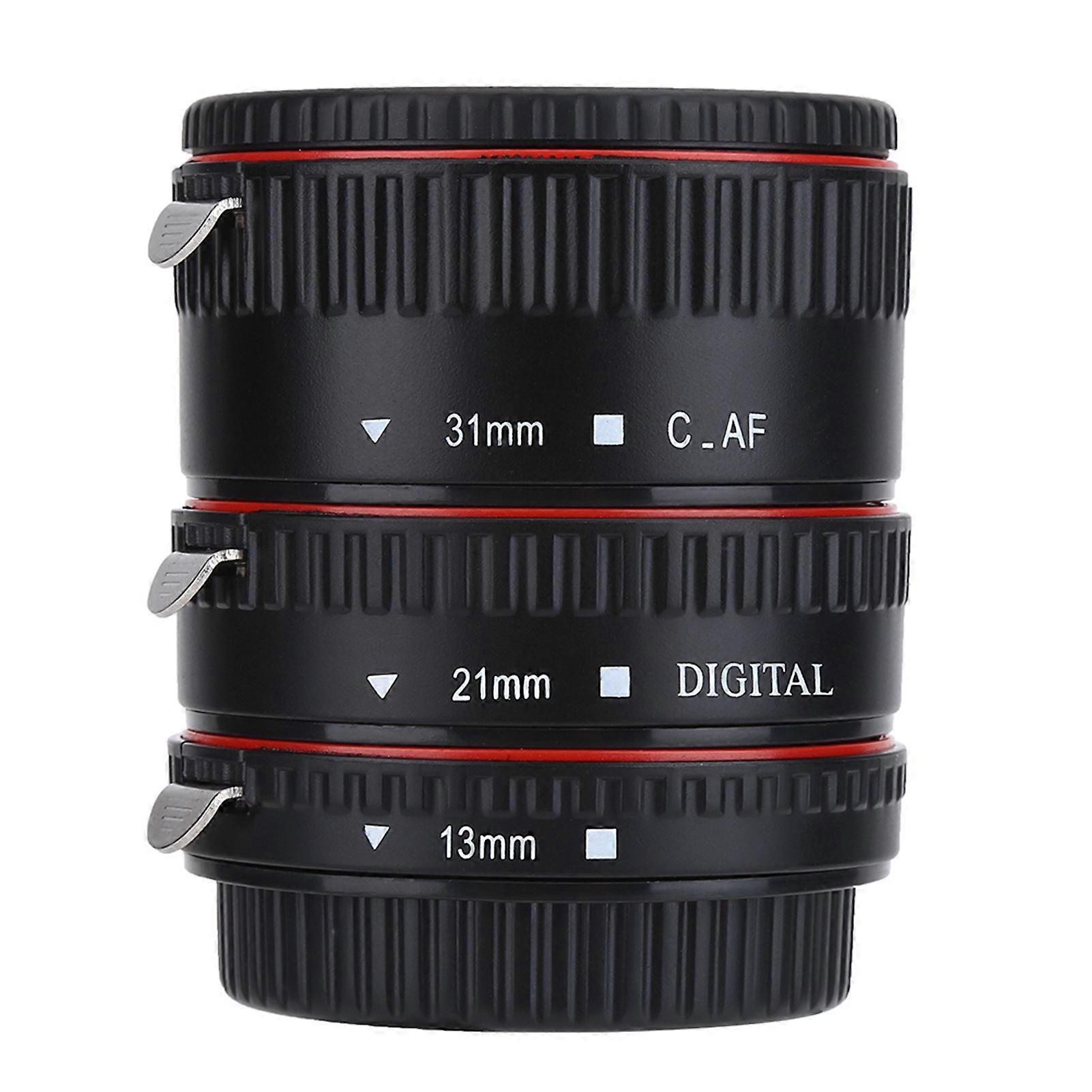 Auto Focusing Macro Extension Lens Adapter Tube Rings Set for EF Mount