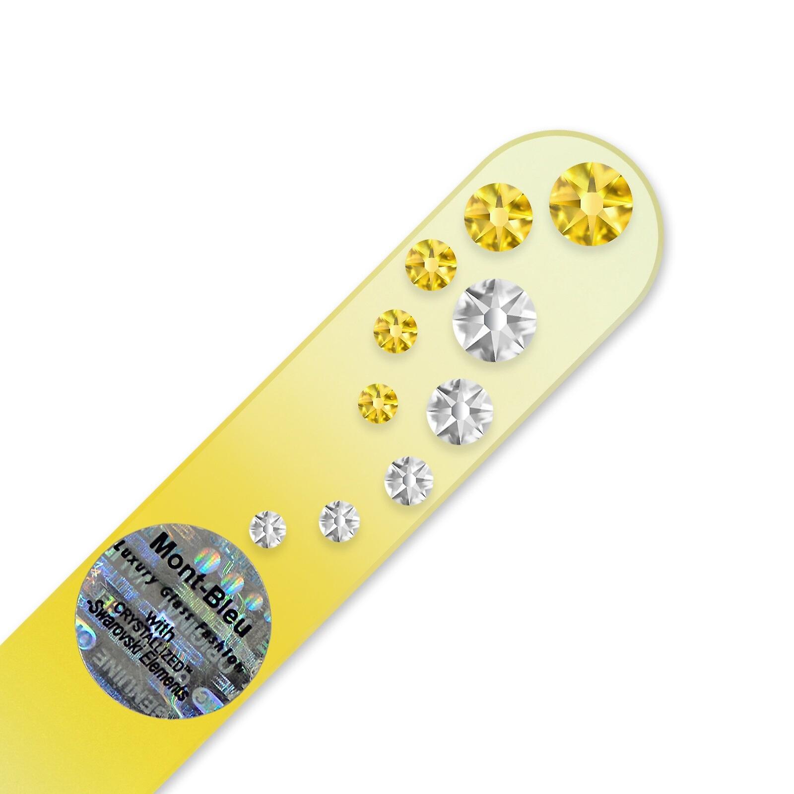 Travel nail file COC-S1-12 - Light Topaz - Crystal