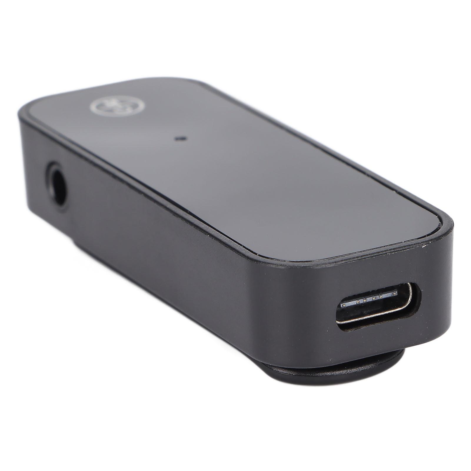 BT 5.0 Transmitter and Receiver Hand Free Chargable 2 in 1 Wireless Aux Adapter for TV Car