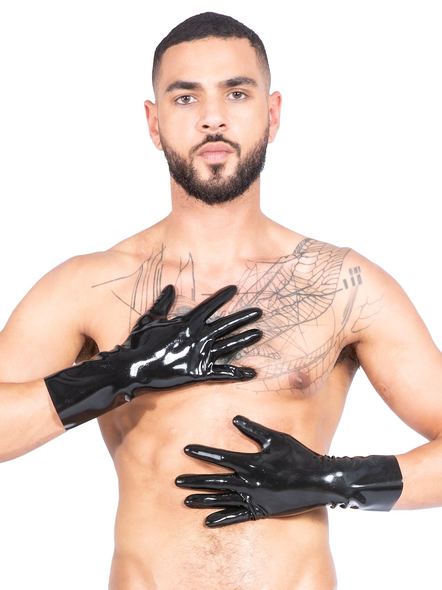 Men`s Classic Red Latex Gloves