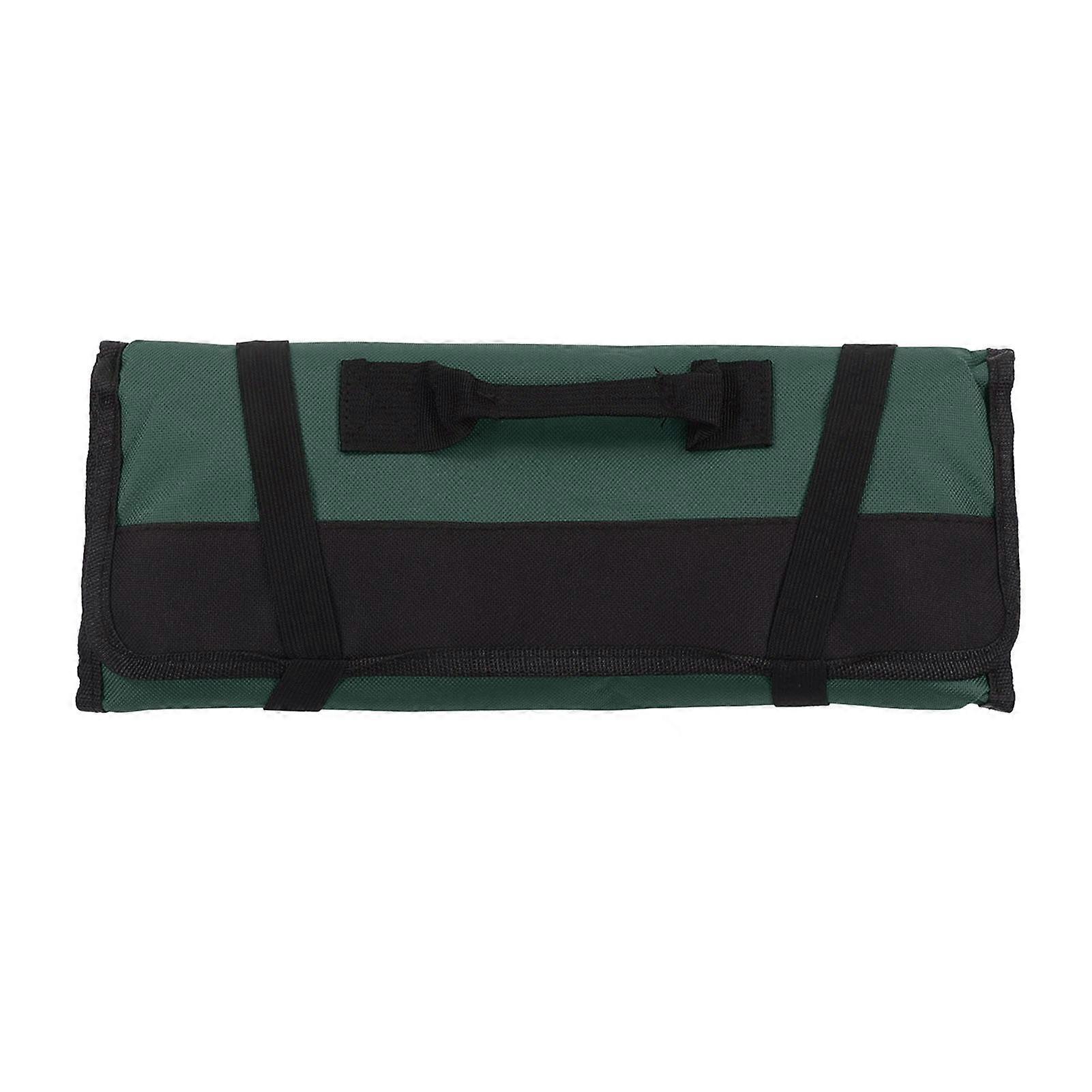 حقيبة لفة أداة متعددة الوظائف سميكة أكسفورد القماش ارتداء المقاومة للماء أداة محمولة نشمر الحقيبة الخضراء